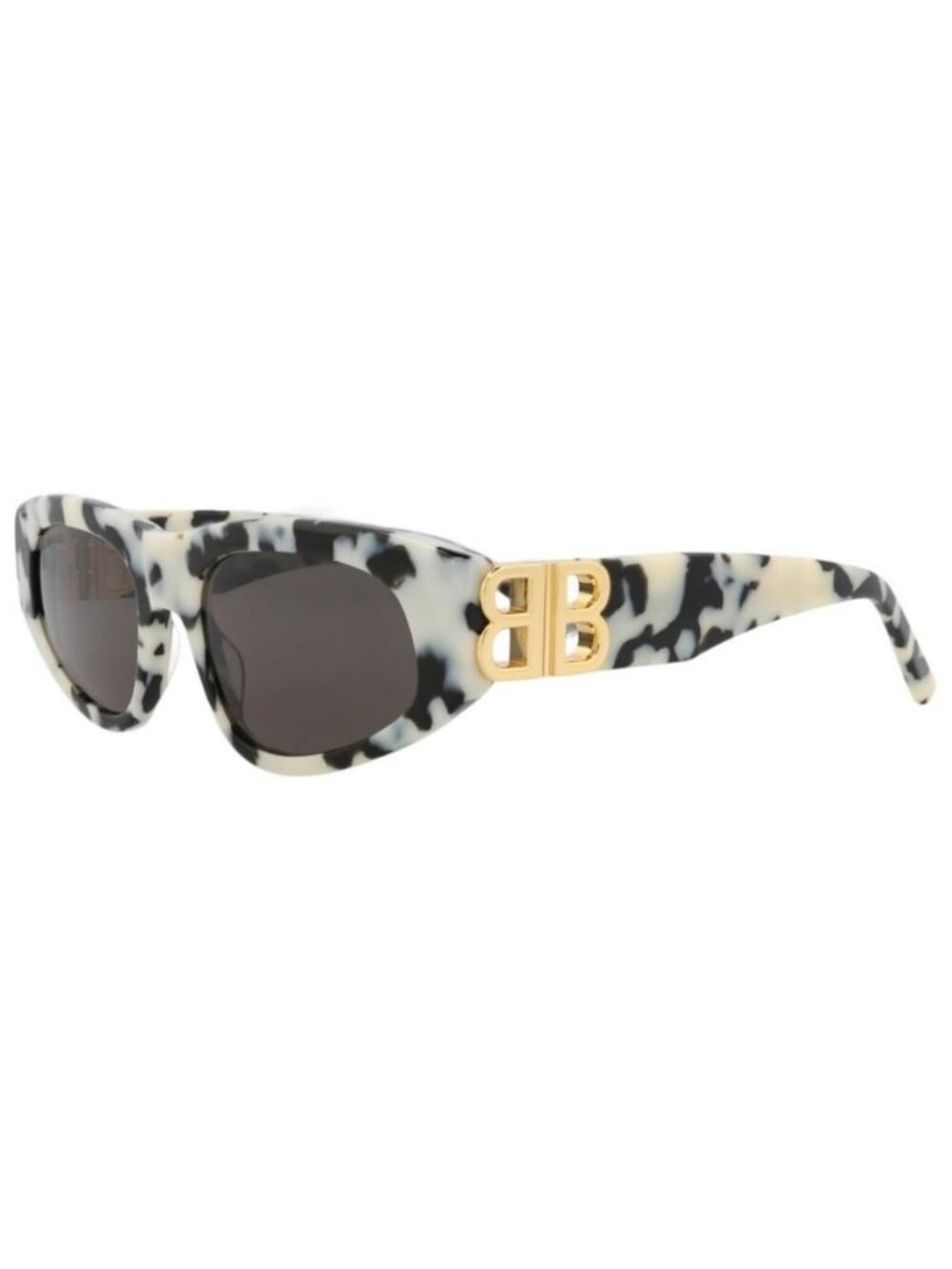 New Balenciaga Womens Cat Eye Havana Gold Grey Fashion Designer Sunglasses
